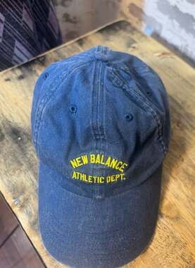 New Balance Athletic Dept. Navy Blue 6-Panel Cotton Baseball Cap
